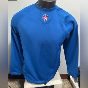 Majestic Chicago Cubs Authentic Blue Athletic Pullover